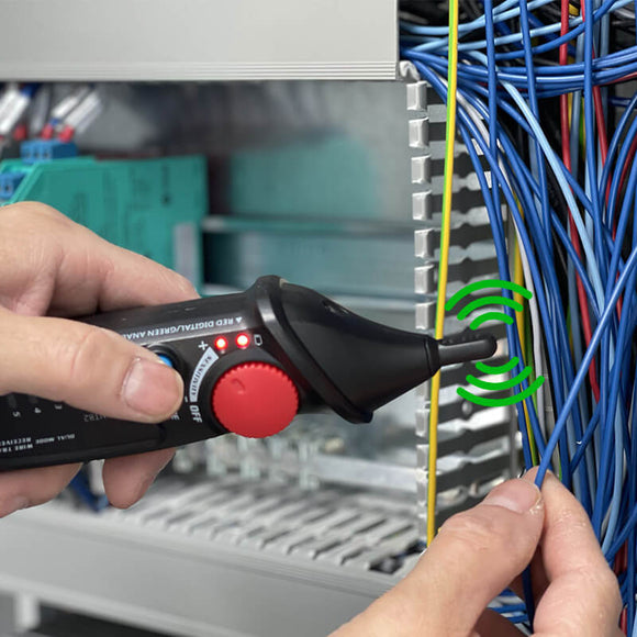 Appareil de contrôle câble réseau multifonction et ergonomique qui permet de suivre un câble RJ45, RJ11 et garantir le bon fonctionnement d'un câble Ethernet.