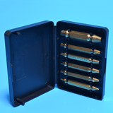 Un extracteur de vis qui trouvera parfaitement sa place dans votre caisse à outils à côté de votre quincaillerie comme : écrous, douilles, rondelles, vis à bois à empreinte cruciformes, fraise, tire-fond, vis inox, cheville, mais également à côté de vos outils comme : cliquet, embouts de vissage, pinces, tournevis cruciforme, porte-embout, pince à rivets. Avec sa tête conique, cet extracteur de vis abîmée de donner une empreinte à une tête de vis afin de pouvoir l'extraire. 