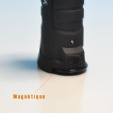 Lampe baladeuse avec fonction  troche led rechargeable qui a toutes les qualités pour plaire les exigeants, puissance maximale offre une bonne autonomie, lumineuses, ultra-puissante, batterie li on et non plies aa. Vous pouvez associer cette mini lampe avec une torche rechargeable, lampes de poche, lampes frontales avec une fonction stroboscope. 