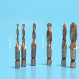 Pour un assemblage facile, un gain temps pour un perçage, dévissage, nous vous proposons ce lot de tarauds forêt 2 en 1 pour accompagner votre coffret outillage. Simple d'utilisation, percer et tarauder en une seule fois sans changer de mèche sur le mandrin de votre visseuse. Ensuite visser la vis. C'est un outil indispensable pour compléter vos outils comme : marteaux, tournevis cruciforme, la gamme d outils électroportative, visseuse à choc, outils pneumatiques. 