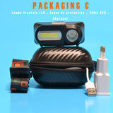 Opter pour une lampe frontale dotée d'une technologie led. Réglable, longue-portée, batterie rechargeable, longue-durée, ultra-compacte, rechargeable usb, composée de plusieurs modes de fonctionnement d'éclairage : stroboscope, éclairage orientable, ajustable, pleine puissance, clignotant. Une torche frontale rechargeable, solutions professionnelles.